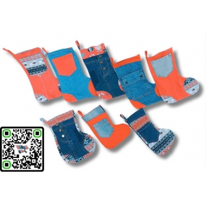 Ủng Ông Già Noel Từ Chất Liệu Jean SIDE 34