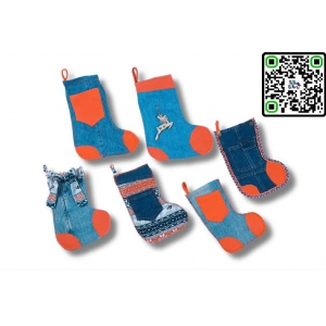 Chiếc Ủng Ông Già Noel Từ Jean Cũ SIDE 27 – Món Quà Đặc Biệt Cho Mùa Giáng Sinh Ý Nghĩa