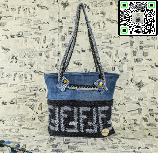 Túi Móc Sợi Jean H8