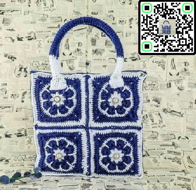 Túi móc sợi Jean H13