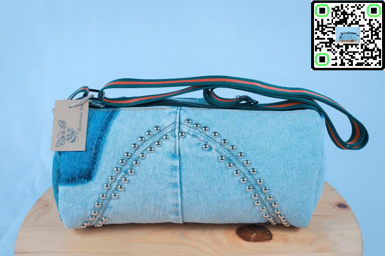 Túi Trống Jean 1 Quai Đeo